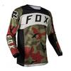 Mens Quick-Dry Long Sleeve Cycling Jersey Mountain Bike Downhill Shirt UV Protection Sport Top
