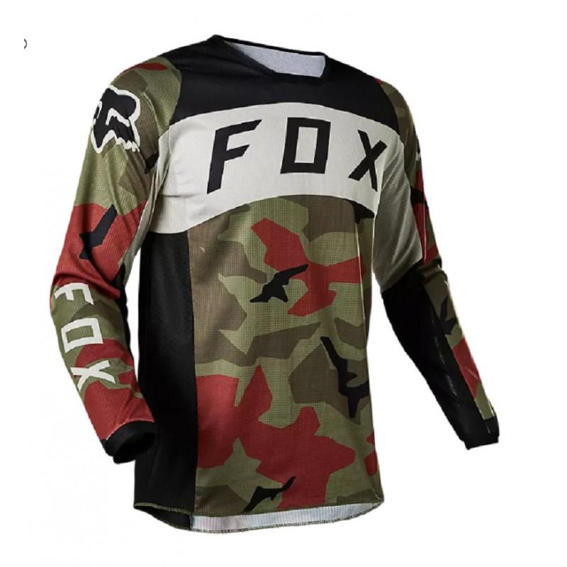 Mens Quick-Dry Long Sleeve Cycling Jersey Mountain Bike Downhill Shirt UV Protection Sport Top