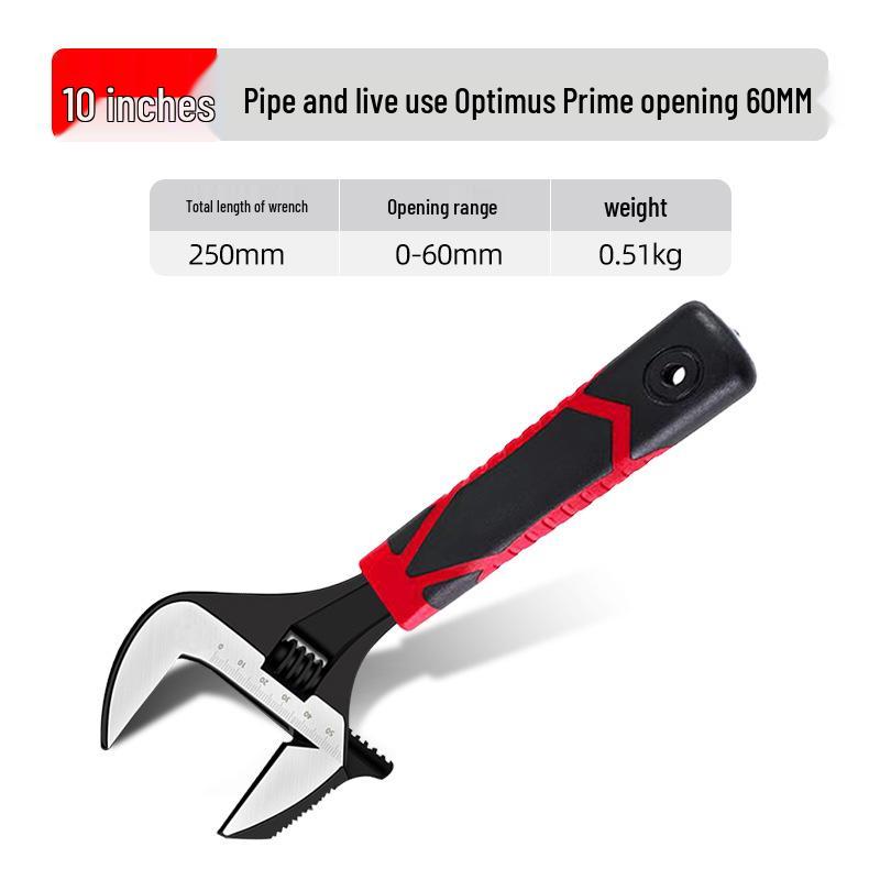 Universal Short Handle Adjustable Wrench for Narrow Spaces - Multifunctional Bathroom Tool