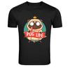 Pug Life Crown Dog Graphic T-Shirt
