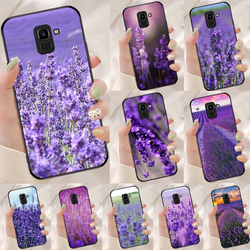 Purple Flowers Lavender For Samsung Galaxy M21 M31 M11 M13 M33 M53 M16 M06 M12 M14 M15 M35 M55 M34 M54 M32 M52 Case