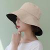 Women Simple All-match Double-side UV Protection Hats