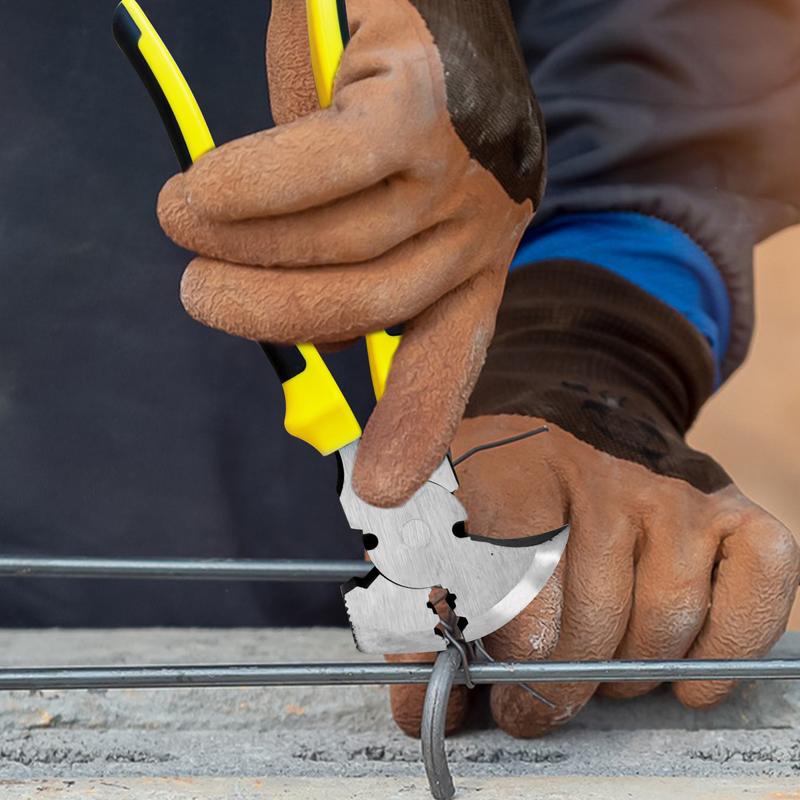Fence Pliers Fence Tool Cutter Staple Puller Heavy Duty Multifunctional Hand Tools With Hammer Head Nail Puller For Bending