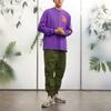 Adidas X Ivy Park Collaboration Ss23 Logo Print Crew Neck Long Sleeve T-Shirt Unisex Tops Purple HR2865