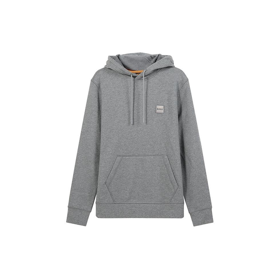 Hugo Boss Sweatshirts Men's Gray Hooded Moderate Straight Fit 50468445-051