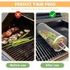 Round Charcoal Barbecue Rolling Kamado Bbq Accessories Camping Basket Outdoor Tools. Grill Kitchen Stainless Cookware Portable