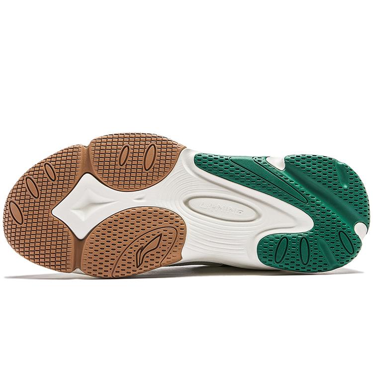 Li Ning Low Top Casual Shoes Men's White Green AGCT391-2