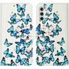 For Samsung Galaxy S25 FE Stand Case Marble Painted Folio Flip Leather Wallet Phone Cover