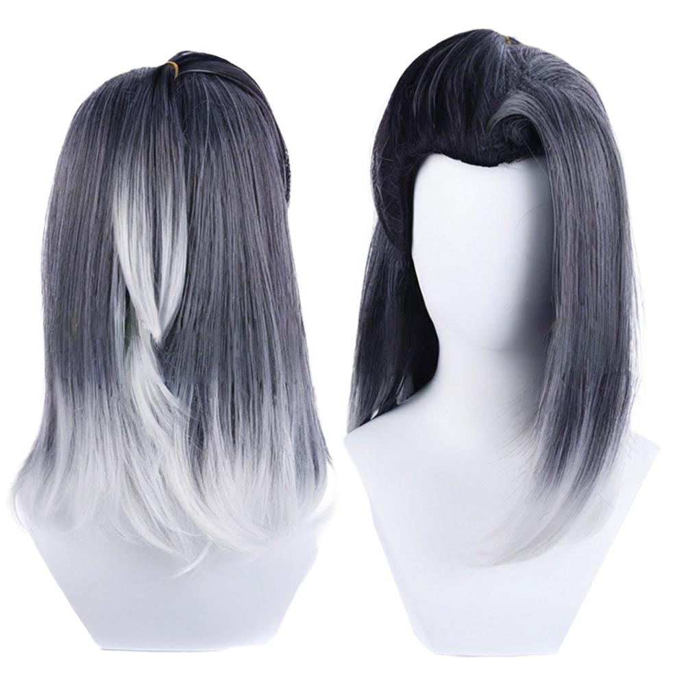 Synthetic Wig Design for Fade (VALORANT) with Her Signature Three-color Gradient and Beauty Spot