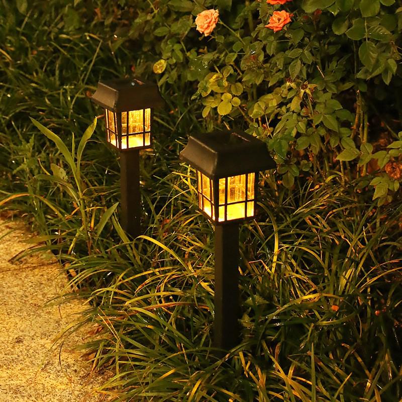 Retro Solar Lawn Lights – Automatic Dusk Activation for Outdoor Courtyard and Night Ambiance