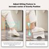 Stable Ergonomic Foot Rest for Under Desk Oblique PP Under Desk Footrest Anti-Slip Improve Comfort Foot Stool Office Use