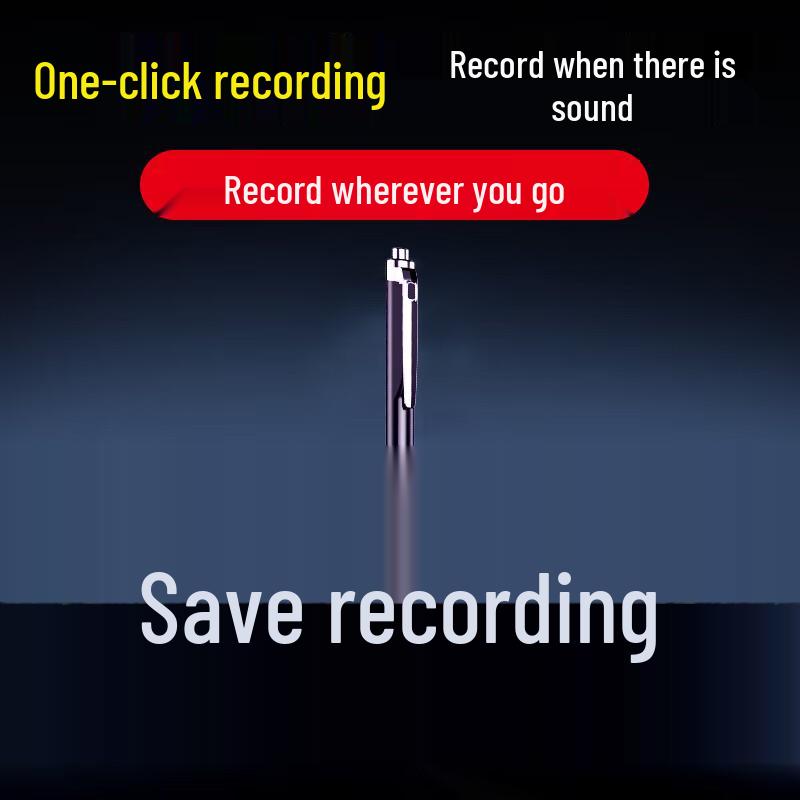 Ke AI V-09 HD Hlasový záznamník: Přenosný, Profesionální, Inteligentní Redukce Šumu a Převod Hlasu na Text