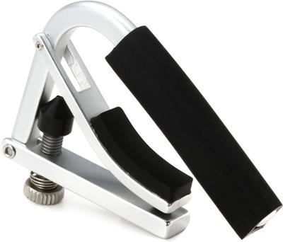SHUBB Nickel Silver Capo for Acoustic Lightweight Aluminum L-1 Guitar,