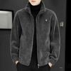 2025 Men's Lambswool Jacket: Thickened, Warm, Casual Outerwear for Autumn and Winter