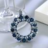 Korean Style Bling Rhinestone Pendant Sweater Chain Necklace for Women - Elegant and Versatile Autumn/Winter Accessory