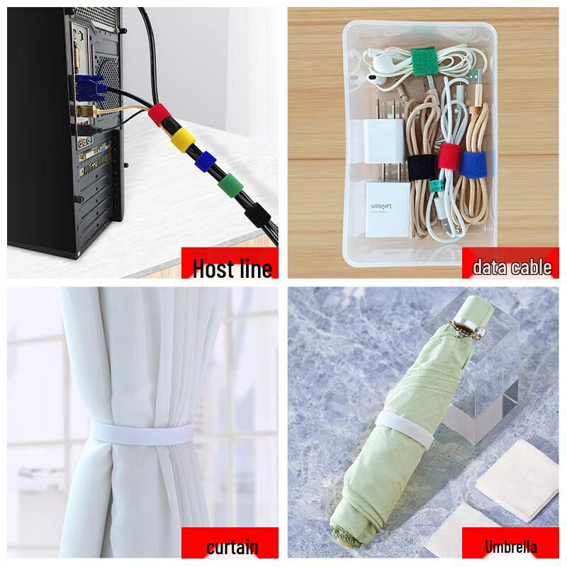 Self-Adhesive Velcro Cable Tie Strap