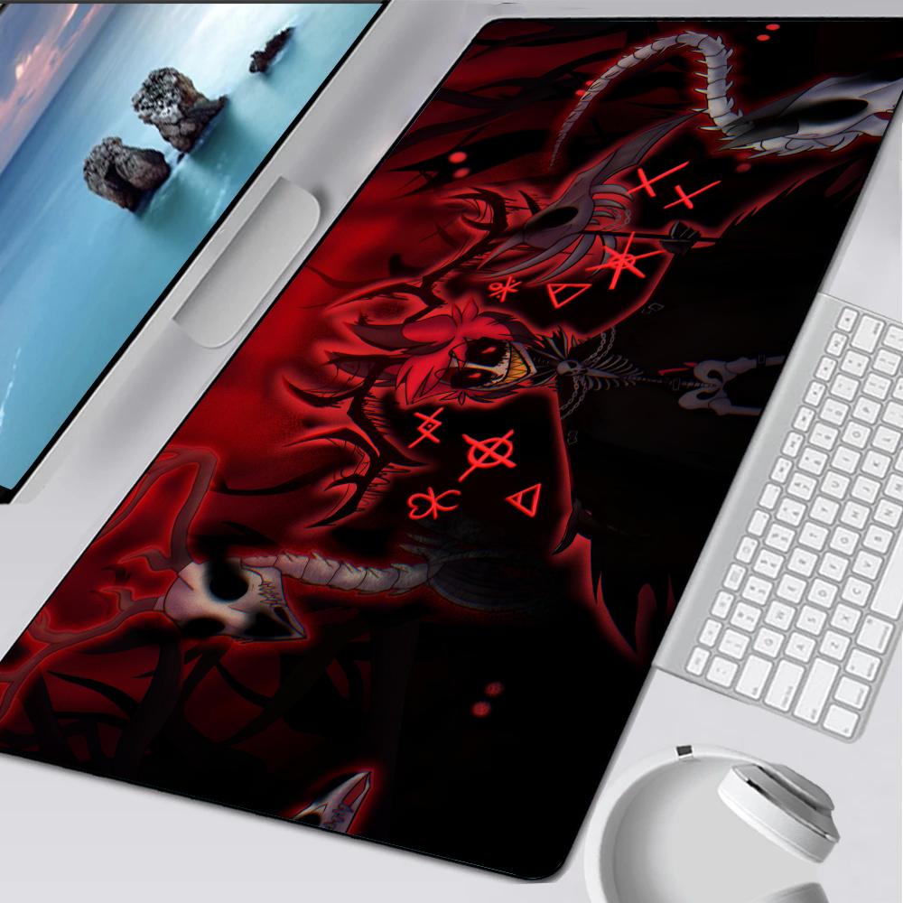 H-Hazbin Kreskówka H-Hotel Podkładka pod mysz Gumowa mata Laptop XXL Podkładka pod mysz Notebook Gracz Stół komputerowy Akcesoria do gier