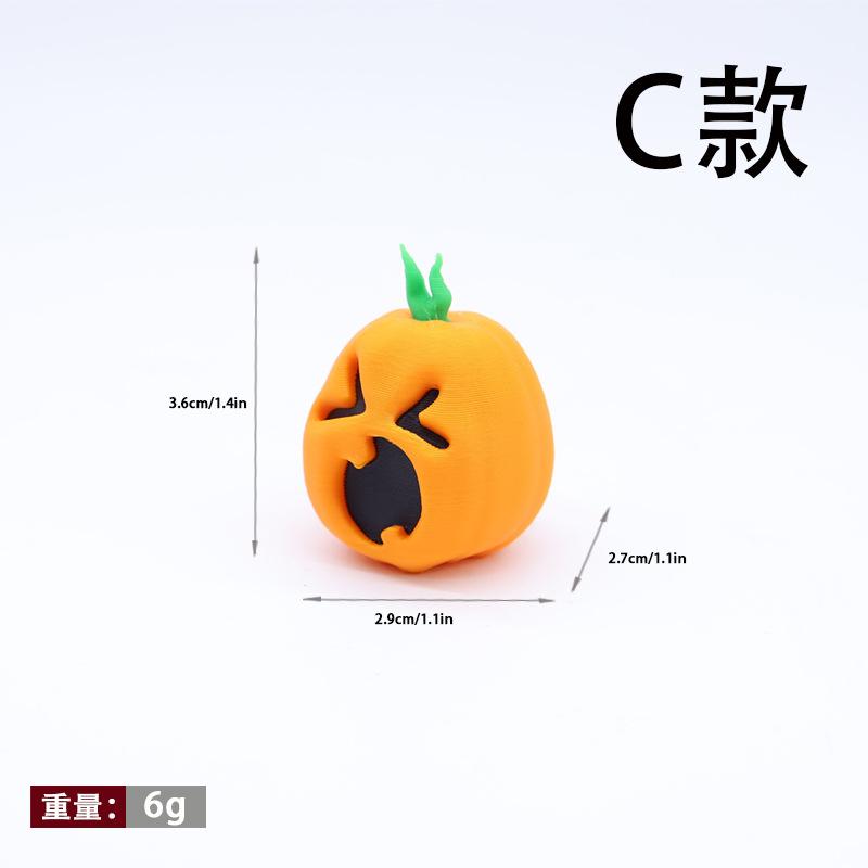 New Halloween pumpkin ghost ornament DIY ornament accessories mini micro landscape ornament
