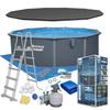 Piscină de Grădină Panouri Anotimpuri 488 X 132 Cm 13W1 Seturi 561Cu
