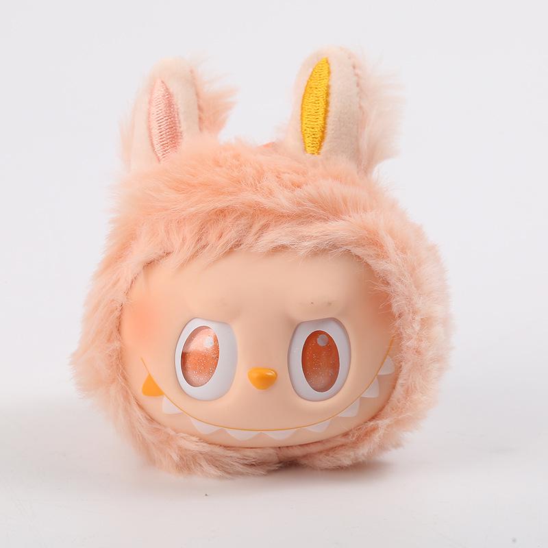 LABUBU Tlukot Srdce Makronka Slepá Krabička Klíčenka - POPMART Bubble Mart Série Vinylová a Plyšová Panenka