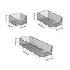 Desktop Storage Box Transparent Drawer-Style Cosmetic Organizer Plastic Shelf Dressing Table Storage Rack