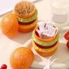 2PCS Dust-proof Toothpick Jar Decorative Toothpick Box Creative Dental Floss Box  Bedroom