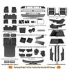 Tesla Model Y/3 Refurbished Accessories Gift Set: Interior Floor Mats & Storage Modifications