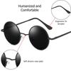 Men UV400 Sunglasses Retro Round Frame Women Lenses Sunglasses Men Lenses Sunglasses