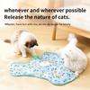 Motion Activated Smart Cat Toys Rechargeable Self Soothing Pet Toy Cover Moving Concealed Feathers Hide and Seek Toy
