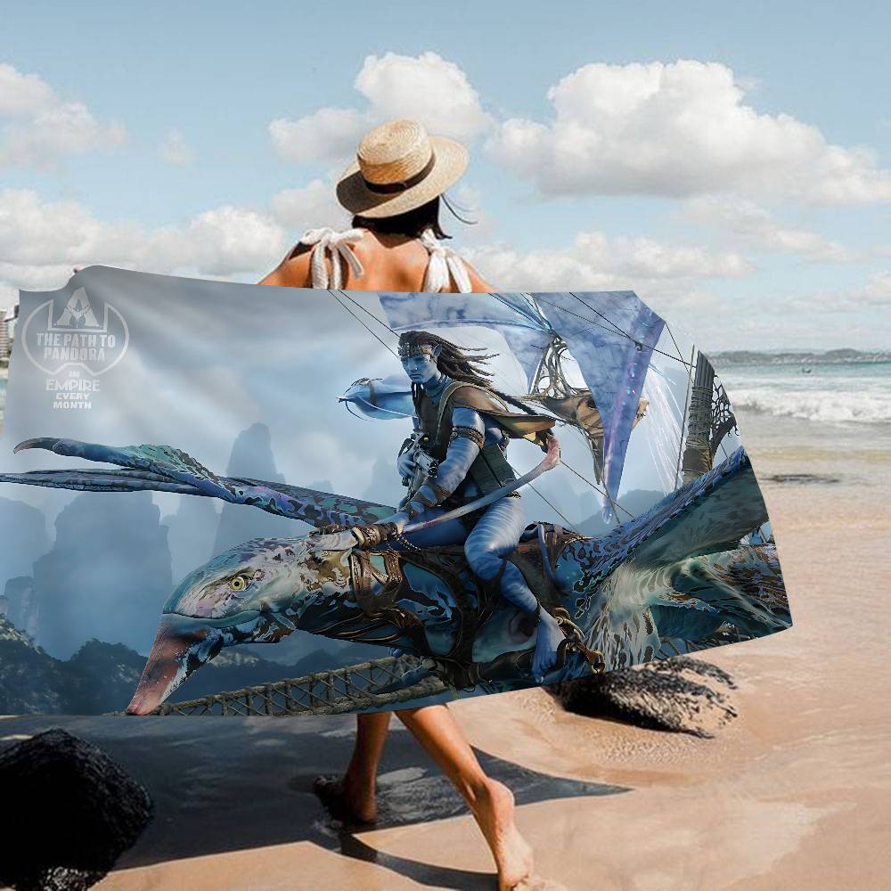 Movie A-AvataR Fire And Ash Beach Towel Colorful Bath Towels For Girl Microfiber Quick Dry Sand Free Beach Yoga Spa Gym
