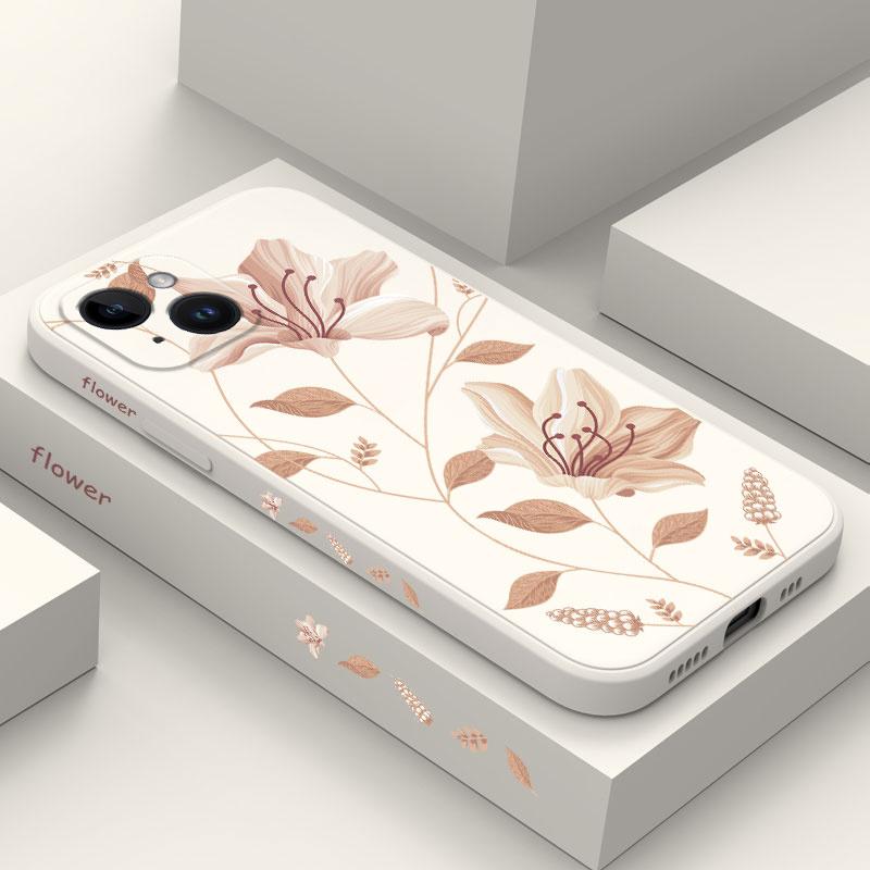 Delicate Blossoms Phone Case For iPhone 17 17 Air 16 16e 15 14 13 12 11 Plus Pro Max Mini X XR XS Cover