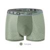 Ice Silk Mesh Men's Breathable Boxer Briefs - Four-Corner Hollow, All-Season, Thin Style