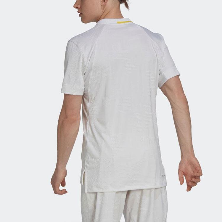 Adidas Logo Tennis Polo Shirt Men Tops White HC8537
