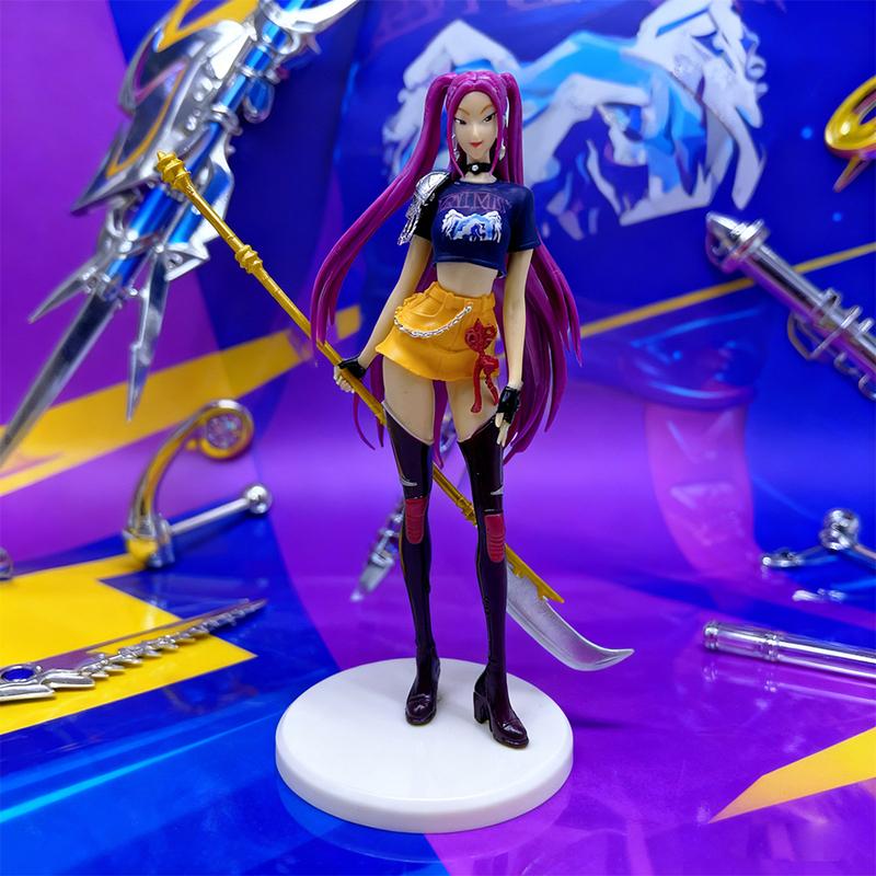 18-20cm Anime Peripheral Hot Kpop Devil Hunter Korean Idol Rumi Mira Zoi Action Figure Statue Model Desktop Decoration Toy Gifts