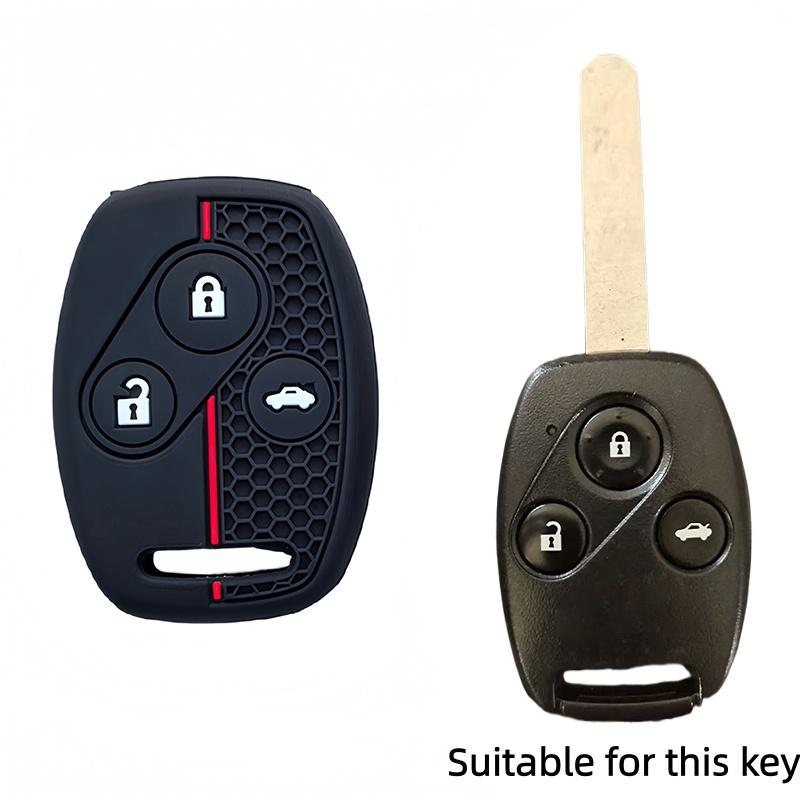 

Silicone Car Key Case Cover For Honda Accord Crv Pilot Civic 2003 2007 2008 2009 2010 2011 2012 2013