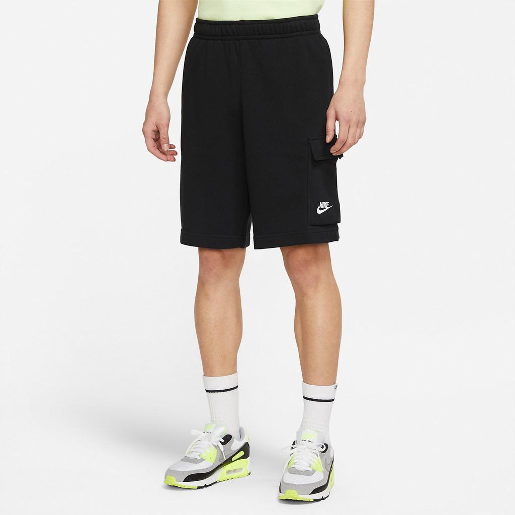 Nike Sportswear Club Men's French Terry Cargo Shorts Black Men DD7015-010