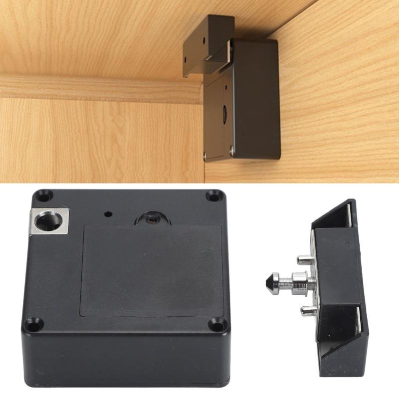 Serrure NFC Cachée Serrures Électroniques pour Tiroirs Serrure Invisible pour Armoire Sans Perçage Pour Garde-manger Étagère Secrète Casier Placard à Chaussures