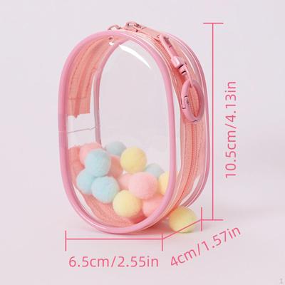 Clear Doll Storage Bag Organizer, Mini Figure Case, Tiny Pouch, Outdoor