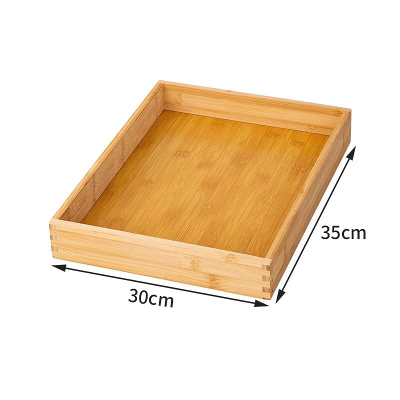 Bamboo Wood Rectangular Serving Tray