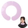 Silicone Stylist Cutting Collar Hair Dyeing Shawl Waterproof Neck Cape Wrap Cover Professional Barber Hair Shawl for Salon Use