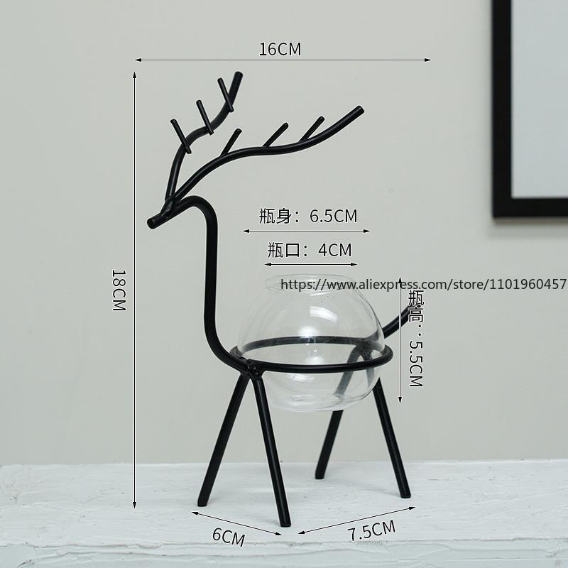 Nordic-Style Desktop Hydroponic Flower Pot Decorative Piece Office Desk & Living Room Plant Care Vase Ornament