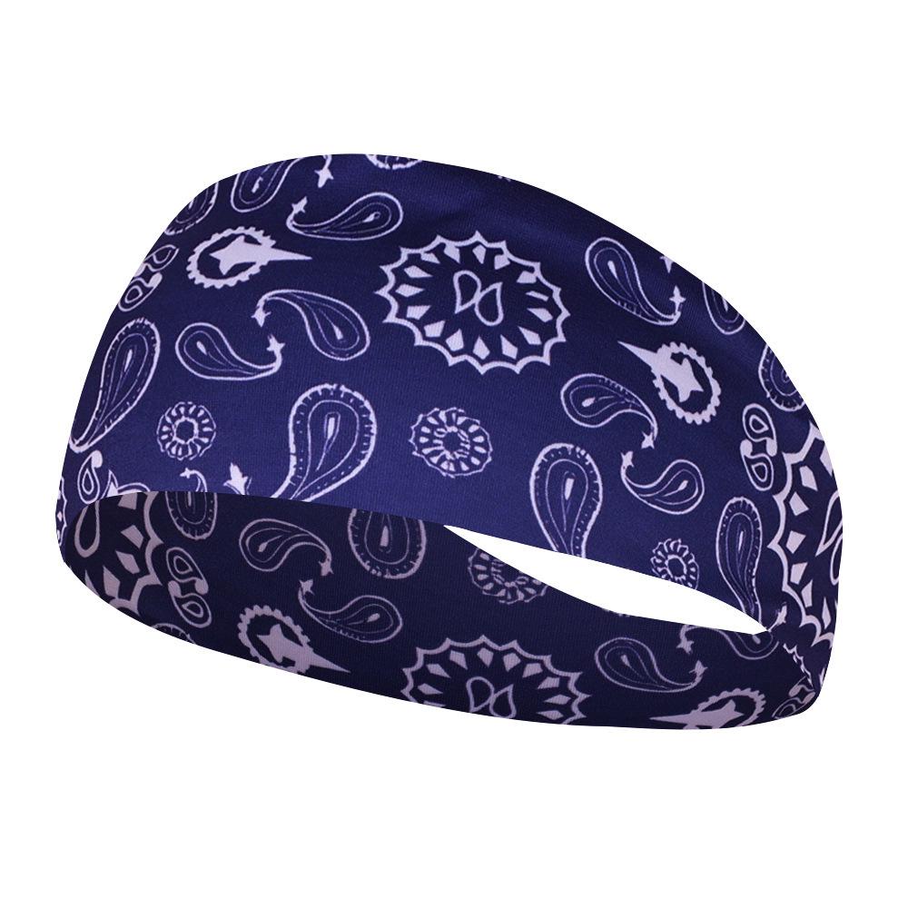 Paisley Sweatproof Absorbent Fitness Running Headband