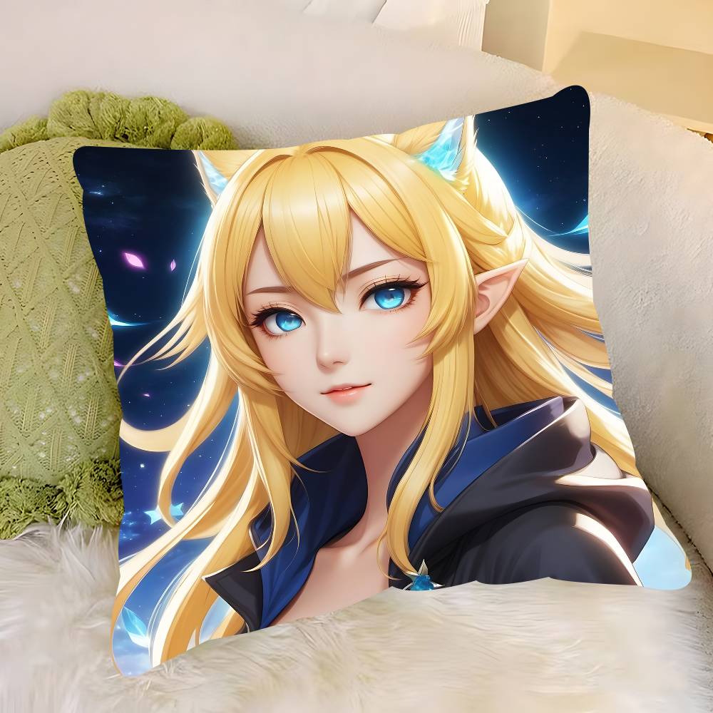 The E-Eminence In Shadow Alpha Pillow Case Removable Washable Cushion Cover – All-Season Soft Linen