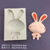 1 Pcs Bunny Shape Silicone Cake Mold Kitchen Baking For Chocolate Pastry Candy Soap Fondant