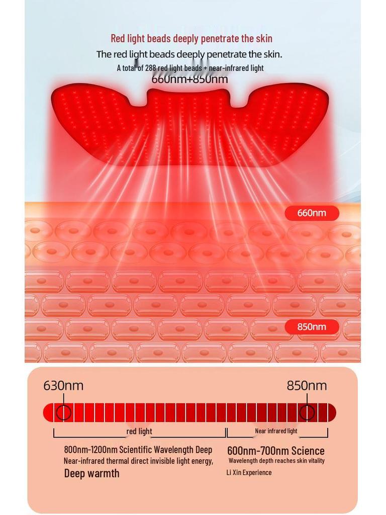 Infrared Red Light Shawl Massager with LED Hot Compress for Shoulder and Neck Therapy