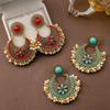 European and American Retro Ethnic Style Bohemian Flower Drop Earrings for Women
