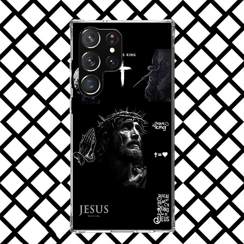 

Jesus Bible Phone Case for Samsung Galaxy S26 S25 Edge S24 S23 Ultra S22 Plus S21 FE S20 + Soft Cover Print Fundas Galaxy S25 S2 Samsung S23 FE