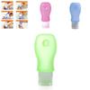 Silicone Travel Bottles Set With Flip Cap For Shampoo And Lotion Storage