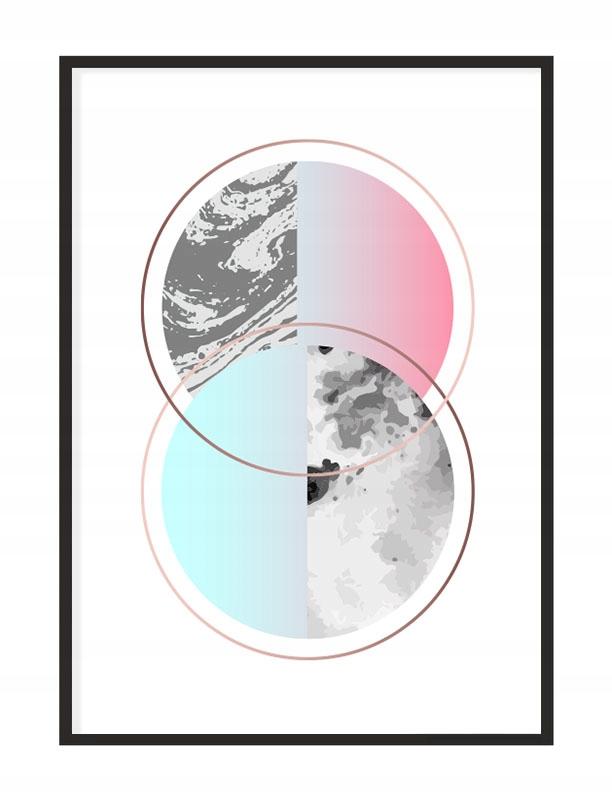Picture poster In a frame 53x73 cm Geometry P1093