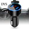 Auto Phone Charger LTP Car Fast Charging Plug Play LED Digital Display Dual USB Smart Adapter for MP3